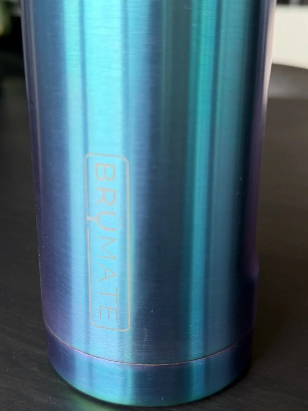 BrüMate Hopsulator Slim Can Cooler - Iridescent Blue-purple